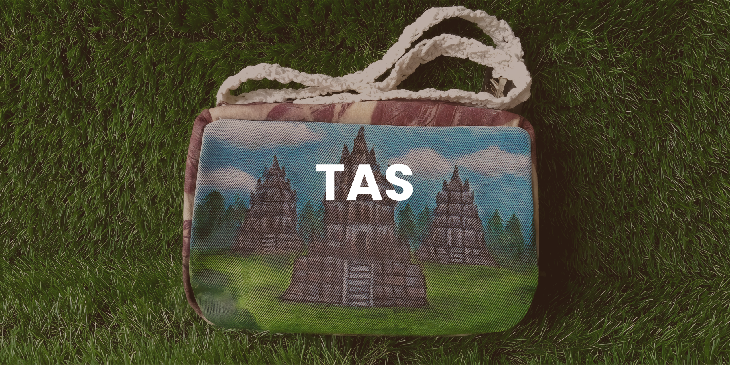 Sleeve Tablet Motif Lukisan Gedung Alun - Alun Surabaya