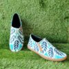Clarins Art Custom Painted Shoes – Artistic Leaves Series