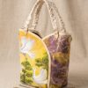 tas jinjing bangau putih Tas Jinjing Motif Bangau Putih