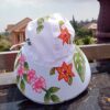 topi daun 2 Clarins Art Custom Painted Hat – Tropical Botanical Series