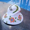 topi merah suroboyo 1 Clarins Art Custom Painted Hat – Suroboyo Edition