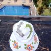 topi merah suroboyo 2 Clarins Art Custom Painted Hat – Suroboyo Edition